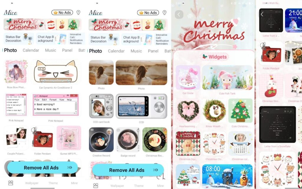 Mico-Smart Lock Screen Widgets & 4K Live Wallpaper Creator
