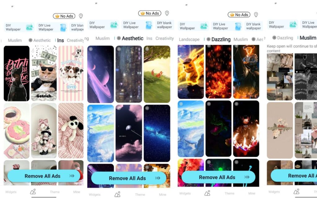 Mico-Smart Lock Screen Widgets & 4K Live Wallpaper Creator