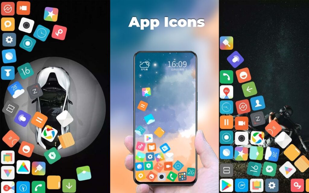 Rolling Applications, Images, and Emoji Icons on Your Android Device