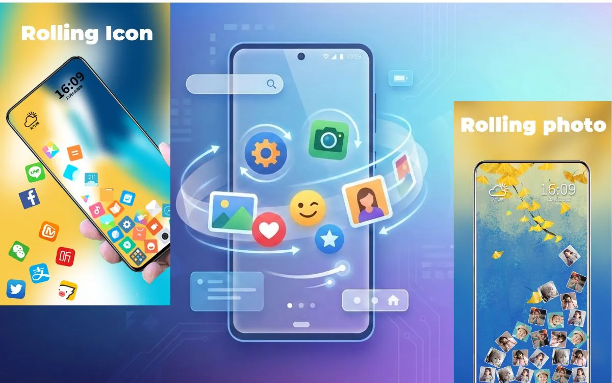Rolling Applications, Images, and Emoji Icons on Your Android Device(3)